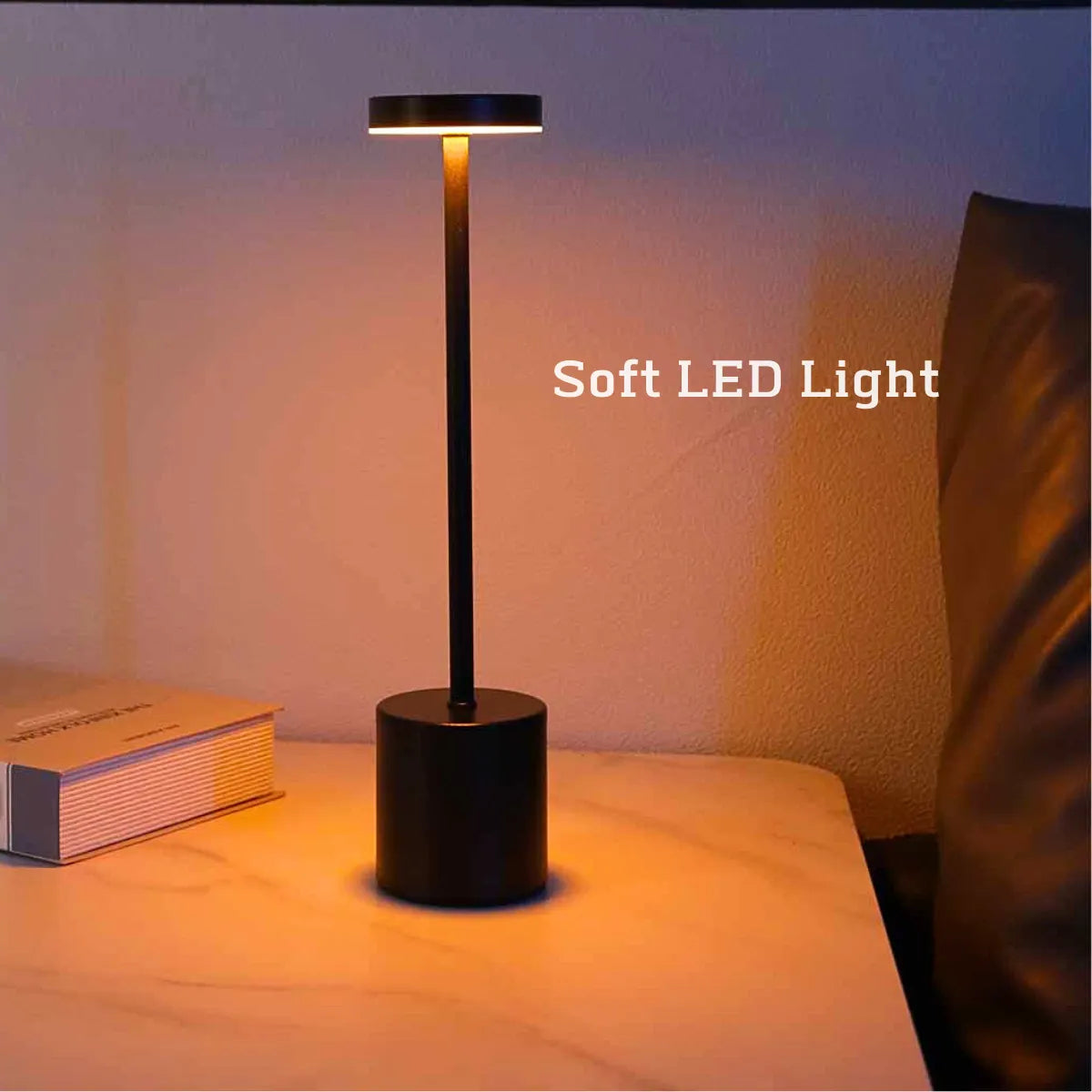 LED Rechargeable and Dimmable Table Top Lamp