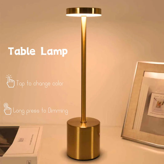 LED Rechargeable and Dimmable Table Top Lamp